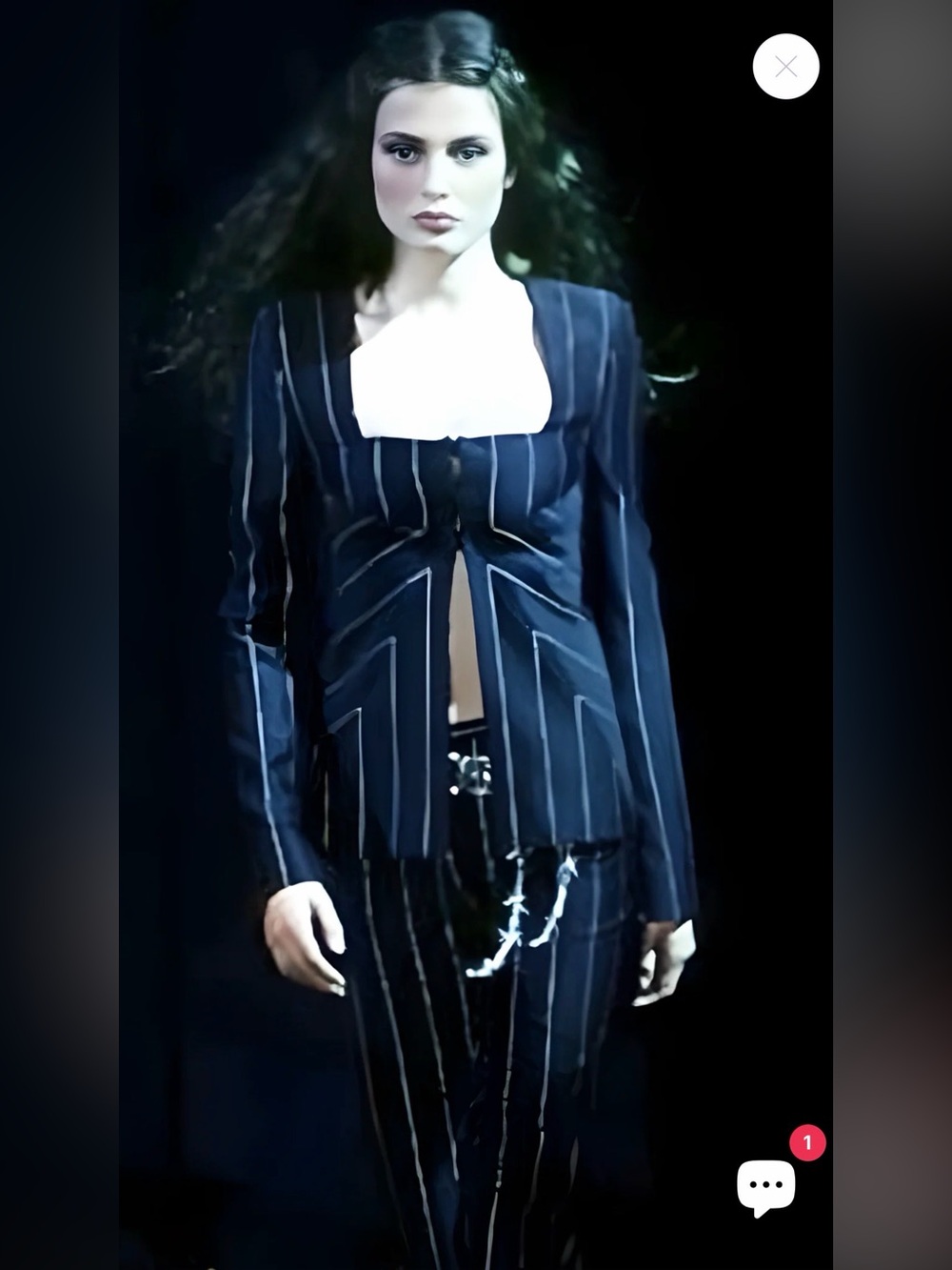 Versace Jeans Couture Vintage Pinstripe Suit Set